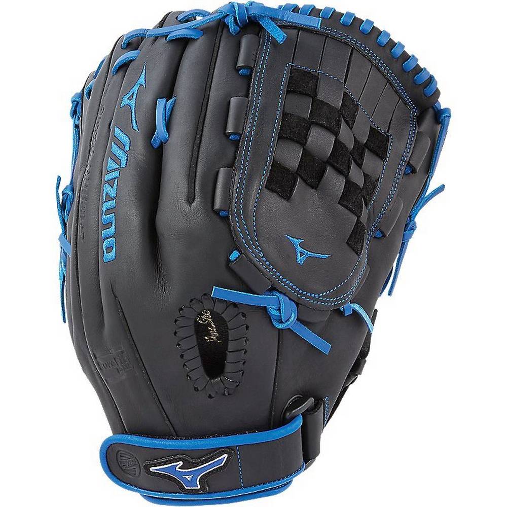 Womens Mizuno MVP Prime SE Fastpitch 13" Softball Gloves Black/Royal Philippines (RQCEGB978)